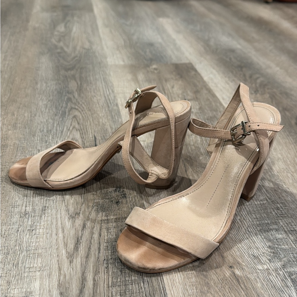 Gianni Bini Nude Strappy Heels